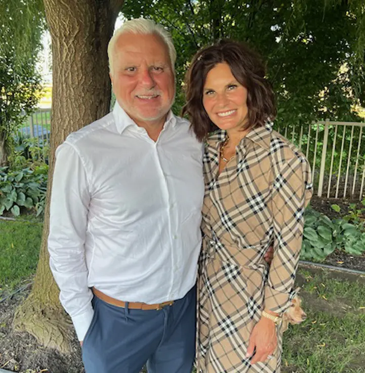 Carlo and Rosa Corsini, enjoying life at their lakefront property in Ontario.